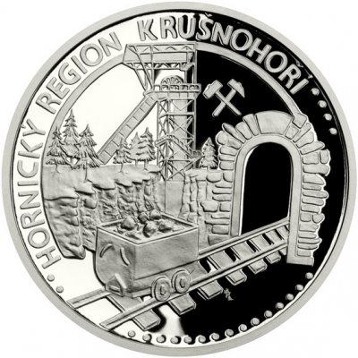Česká mincovna platinová mince UNESCO Hornický region Krušnohoří proof 1 oz – Zboží Mobilmania