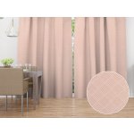 Biante Dekorační závěs Milano TF-048 - světle růžový 150x170 cm – Zboží Mobilmania