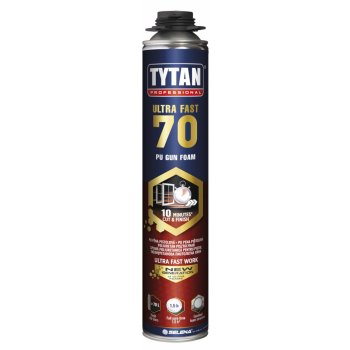 Tytan Pěna montážní pistolová Professional Ultra Fast 70 870 ml