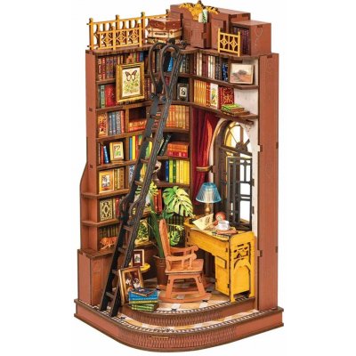 RoboTime 3D skládačka Zarážka na knihy Tichý studijní koutek – Zboží Dáma