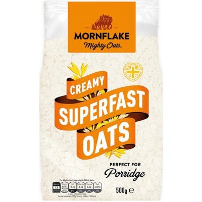 Mornflake ovesné vločky Creamy Superfast Oats 12 x 500 g – Hledejceny.cz