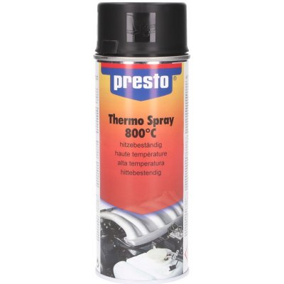 Presto Žáruvzdorná barva matná černá 800°C 400ml – Zboží Mobilmania