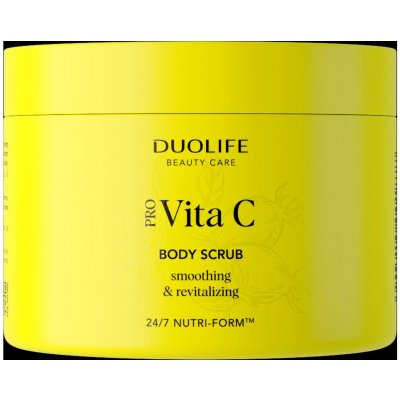 Duolife Pro Vita C Body Scrub tělový peelig 200 ml – Zboží Mobilmania
