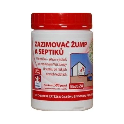 Bacti ZA - Zazimovač septiků a žump - 0,5kg – Zboží Mobilmania