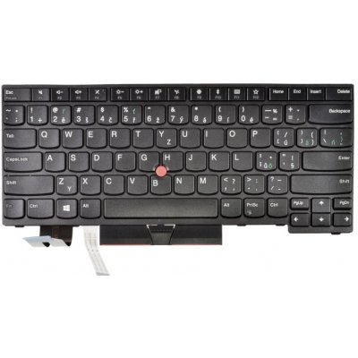 DeTech Podsvícená klávesnice pro notebook Lenovo T490, CZ – Zboží Živě