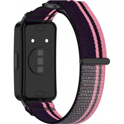 Drakero Nylonový řemínek černo-růžový pro Huawei Band 8/9 10446 – Hledejceny.cz