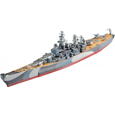 Revell ModelSet loď 65128 Battleship U.S.S. Missouri WWII 1:1200