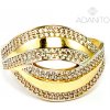 Prsteny Adanito BRR0778G zlatý se zirkony