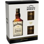Jack Daniel's Honey 35% 0,7 l (dárkové balení 2 sklenice) – Zboží Dáma