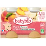Babybio Broskev jablko 2 x 130 g – Zboží Mobilmania