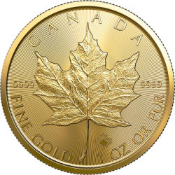 Royal Canadian Mint zlatá mince Maple Leaf 2021 1 oz