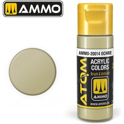 Ammo-Mig Jimenez Atom Acrylic colour ochre 20 ml – Sleviste.cz