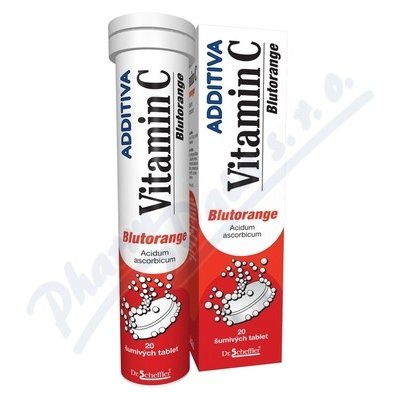 Additiva Vitamin C Blutorange 20 šumivých tablet