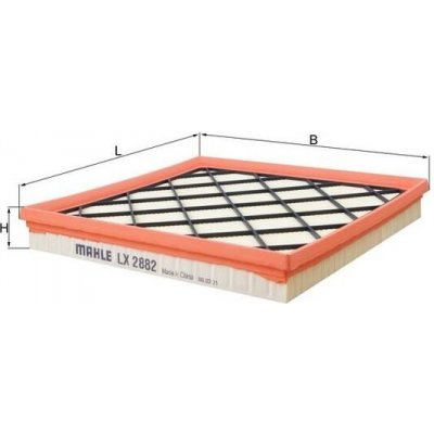 Vzduchový filtr MAHLE LX 2882 – Hledejceny.cz