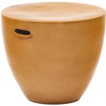 Kave Home Mesquida 46 cm Hořčicově žlutý zahradní stolek – Hledejceny.cz
