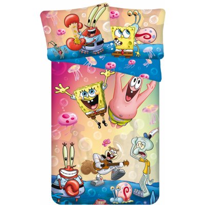 Jerry Fabrics Povlečení SpongeBob Party 140x200 70x90