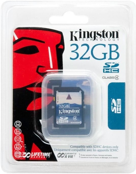 Kingston SDHC 32GB Class 4 SD4/32GB od 388 Kč - Heureka.cz