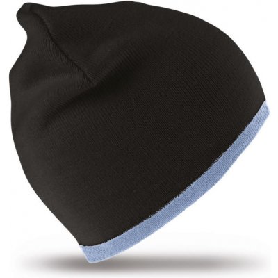 Result Headwear čepice RC 046X oboustranná pletená Černá/modrá světlá – Hledejceny.cz