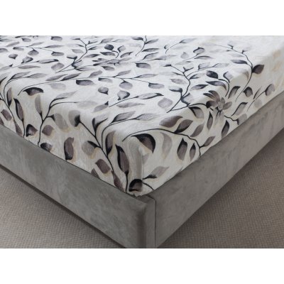 Xpose Mikroplyš prostěradlo IVANKA Exclusive šedé 90x200 – Zboží Dáma