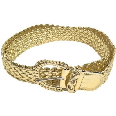Accessories Italy dámský zlatý proplétaný pásek opasek k riflím sukni nebo přes kabát – Sleviste.cz