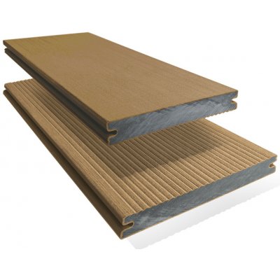 Deceuninck Terasové prkno Twinson Massive 20 x 140 x 3000 mm odstín vlašský ořech 1 ks – Hledejceny.cz