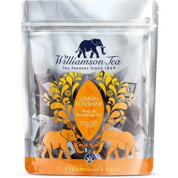 Williamson Tea černý čaj s citrónem 15 pyramidových sáčků