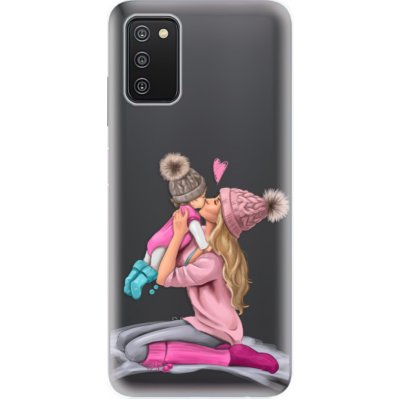 Pouzdro iSaprio - Kissing Mom - Blond and Girl - Samsung Galaxy A03s – Hledejceny.cz