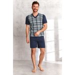 Taro Roman 001 pyžamo krátké tmavě modrá – Zboží Dáma