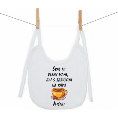Boodyy Bryndáček na zavazování Sbal mi pleny mami, jdu s babičkou na kávu Ano, jméno napište do poznámky – Zboží Dáma
