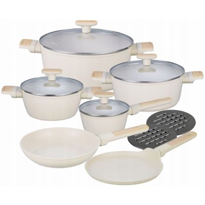 Klausberg Sada hrnců hliníková s mramorovým povrchem, 12 dílů – Zbozi.Blesk.cz