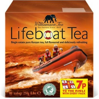 WILLIAMSON TEA černý čaj LIFEBOAT 80 sáčků / 250 g