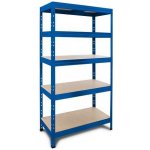 Manutan Expert Rapid 3 180 x 90 x 45 cm 5 polic modrý – HobbyKompas.cz