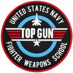 EA nášivka Top Gun Fighter Weapons School PVC 8cm – Zboží Dáma