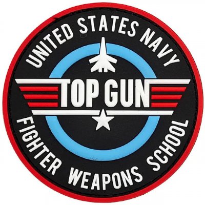 EA nášivka Top Gun Fighter Weapons School PVC 8cm – Zboží Dáma