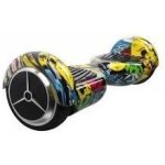 Hoverboard EcoWheel standard grafitty žlutý – Zboží Živě