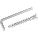 Walteco Šroub spojovací konfirmát 7x50mm + klička, 20 ks – Zboží Mobilmania