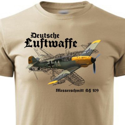 Triko Striker Deutsche Luftwaffe béžové – Hledejceny.cz