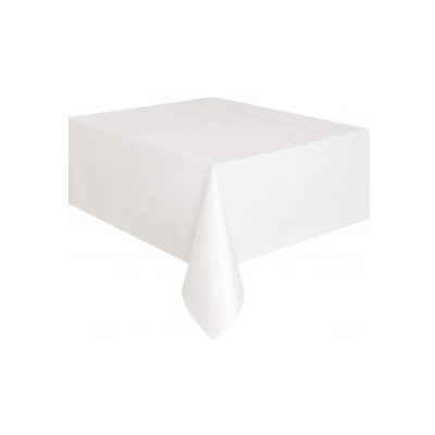 Unique Ubrus plastový bílý 1,37x2.74m – Sleviste.cz