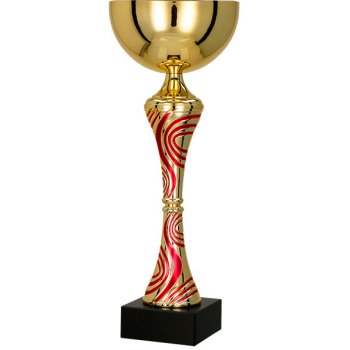 Kovový pohár Zlato-červený 33,5 cm 12 cm
