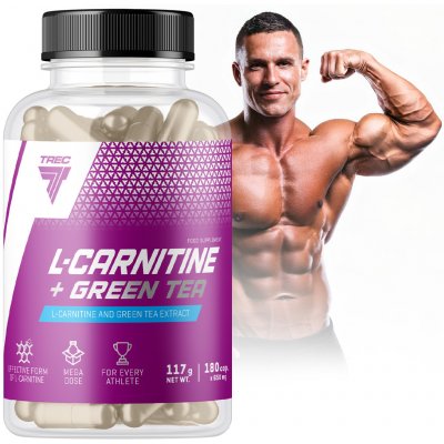 Trec Nutrition L-Carnitine + Green Tea 180 kapslí – Sleviste.cz