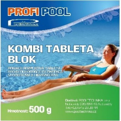 PROFIPOOL Kombi tableta BLOK 500g – Zbozi.Blesk.cz
