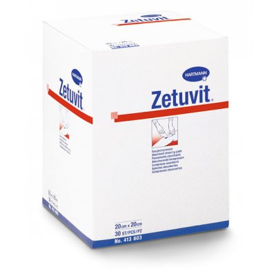 Zetuvit Kompres nesterilní 10 x 20cm 30 ks – Zboží Mobilmania