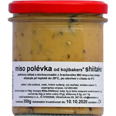 Kojibakers Miso polévka z Čech shiitake 350 g – Zboží Dáma