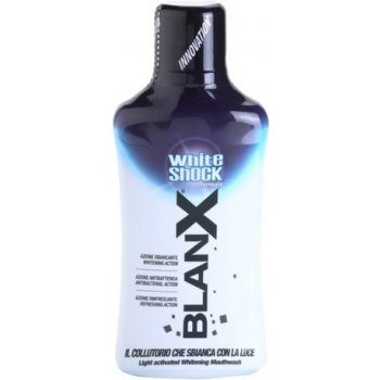 BlanX White Shock ústní voda s bělícím účinkem (Light Activated Whitening Mouthwash) 500 ml