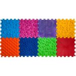 Ortek "Masážní ortopedická podložka Puzzle Mix" 8 modulů – Zboží Dáma