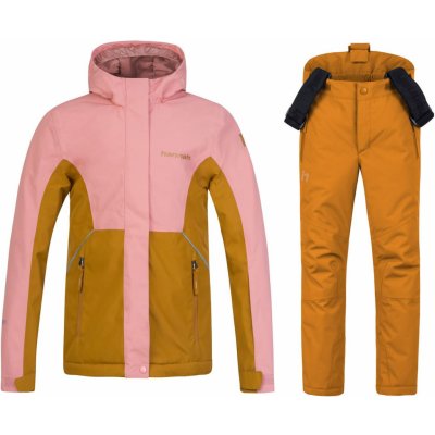 Vala Rosette/golden brown + Akita dětský lyžařský komplet Honey ginger – Zboží Dáma