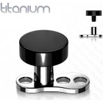 Šperky4U kompletní microdermal piercing placka černá MD027-K – Zbozi.Blesk.cz