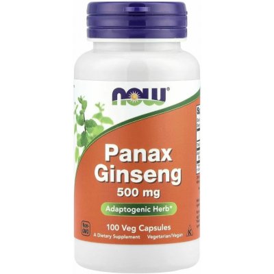 Now Foods Panax Ginseng 500 mg 100 kapslí – Hledejceny.cz