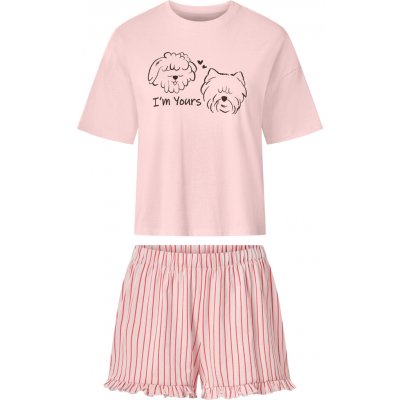 esmara Dámské pyžamo (světle růžová M (40/42)) – Zboží Dáma