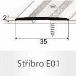 Profil Team Přechodový profil stříbro E01 35mm 0,93 m – Zboží Mobilmania